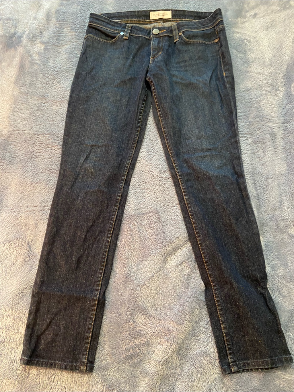 Habitual Dark Indigo Straight Leg Jeans